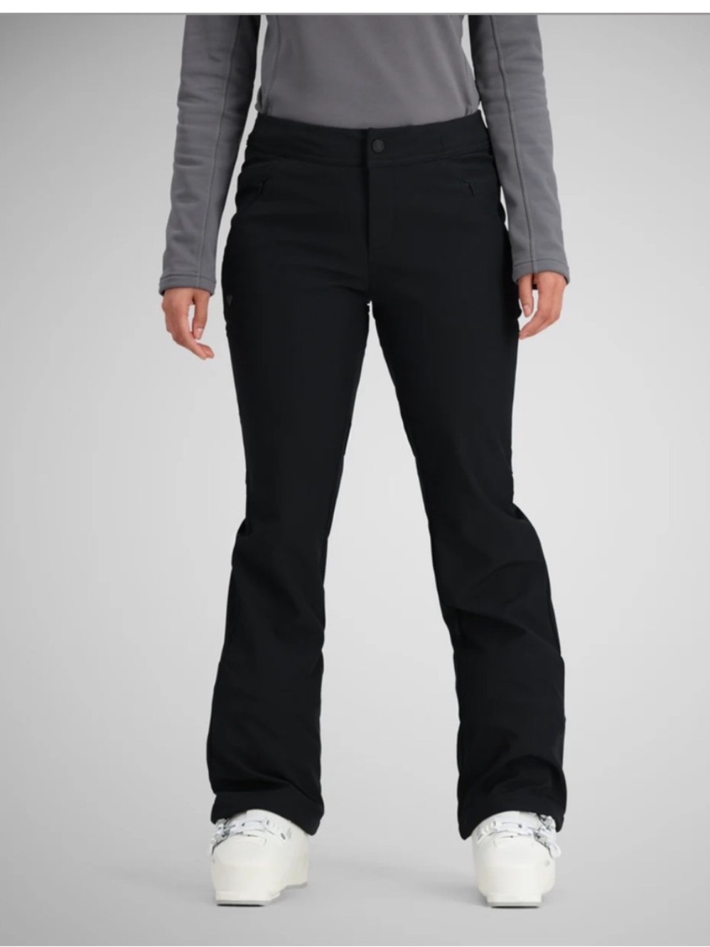 Obermeyer Resort Snow Pants Womens 10‎ Tall Black Ski Bootcut High Rise Flare